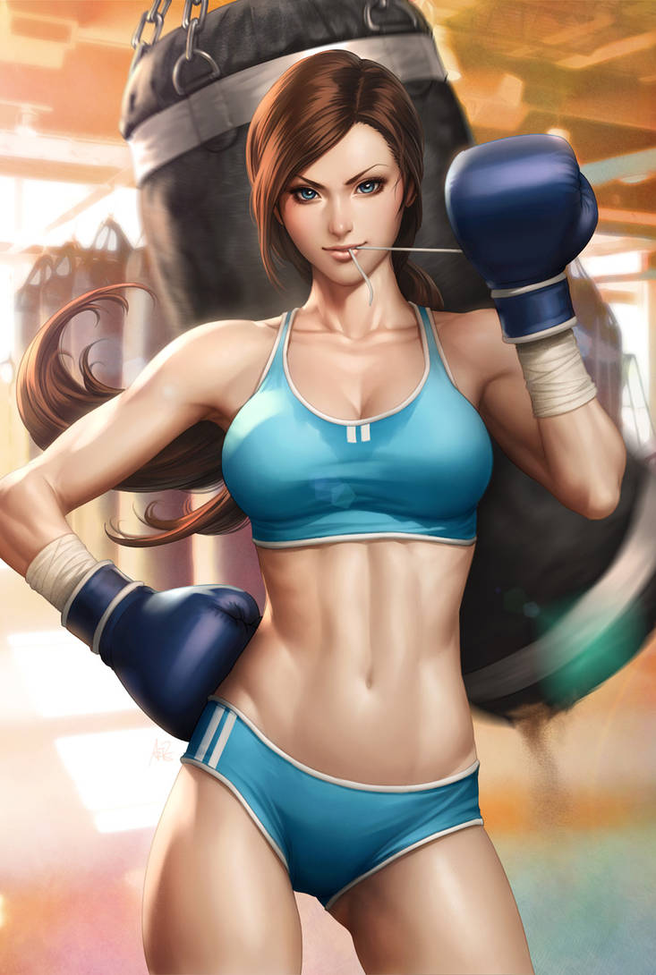 Beautiful Boxer by Artgerm