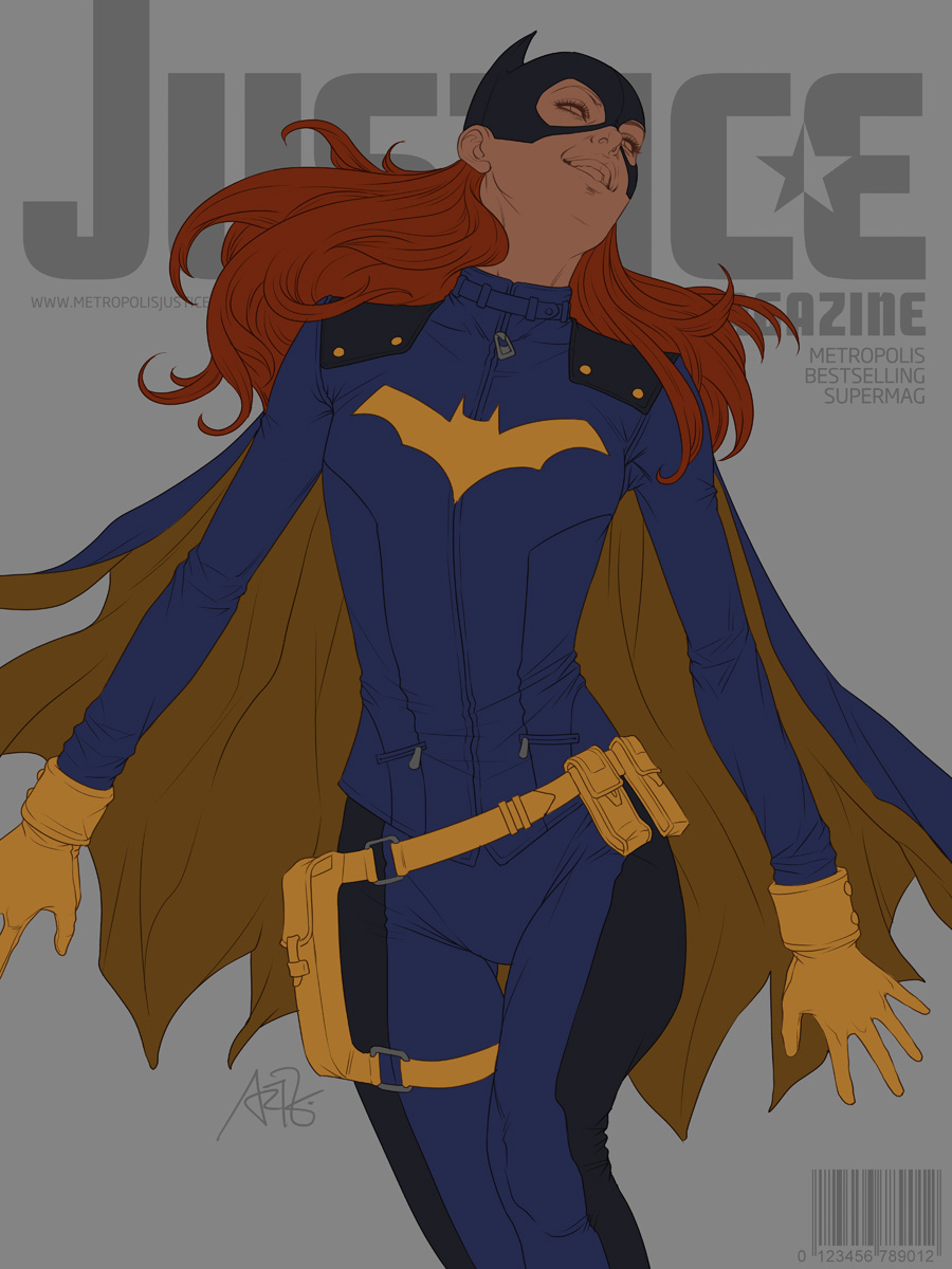 Batgirl Justice Magazine lines