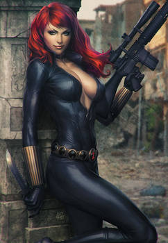 Black Widow Art XM Studio Statue