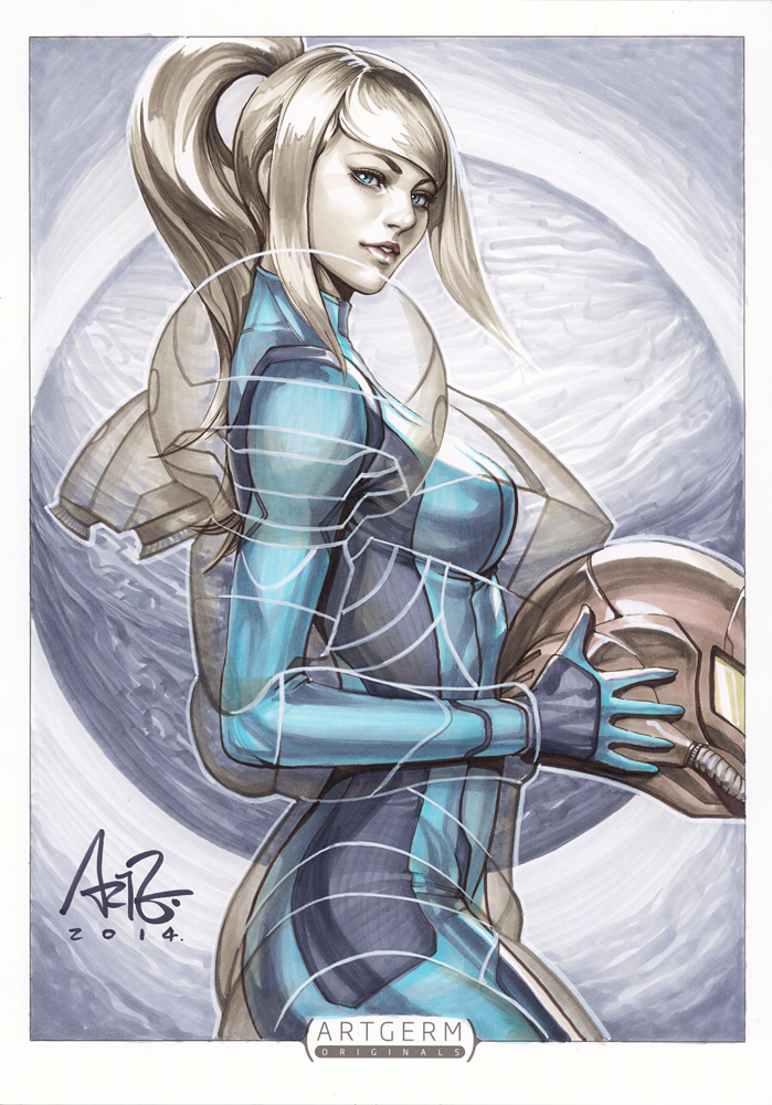 Samus Aran Original Art