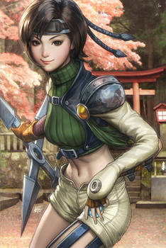 Yuffie Colorised