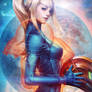 Samus Aran suit up