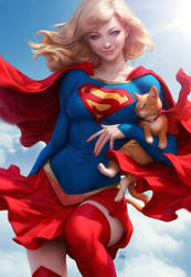 Supergirl and Streaky