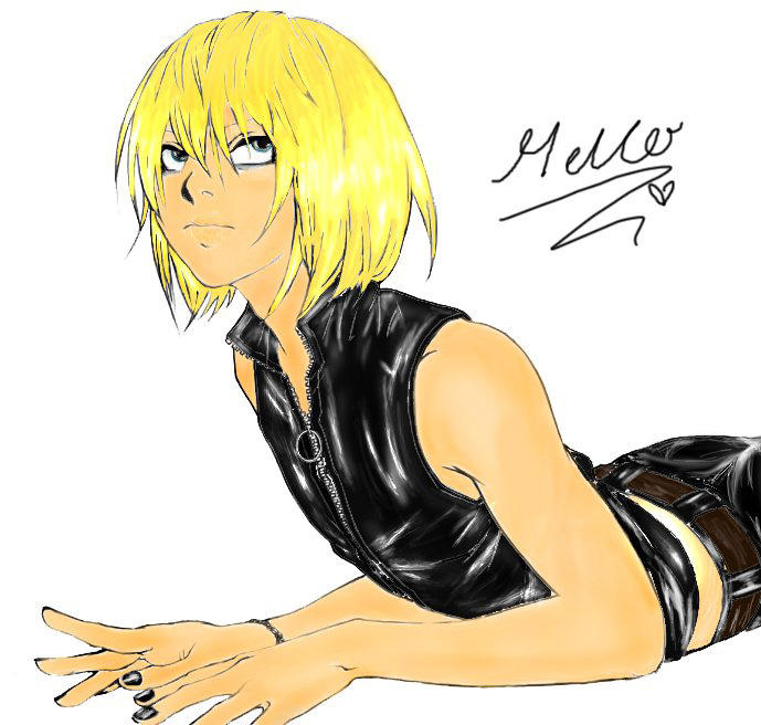Mello - Coloured. by FluffySheepz on DeviantArt