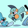 Mudkip, Marshtomp, Swampert