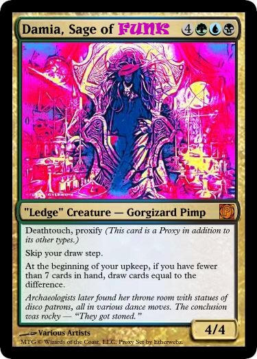 custom mtg proxy cards The Ur-Dragon Any images/names/text/mana symbols/set symbols that are licensed Proxy MTG Island card -