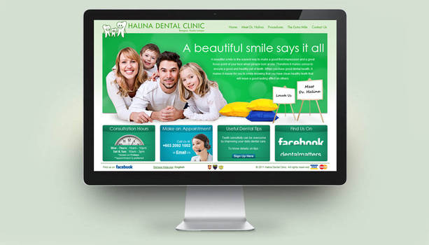 Halina Dental Clinic : Website