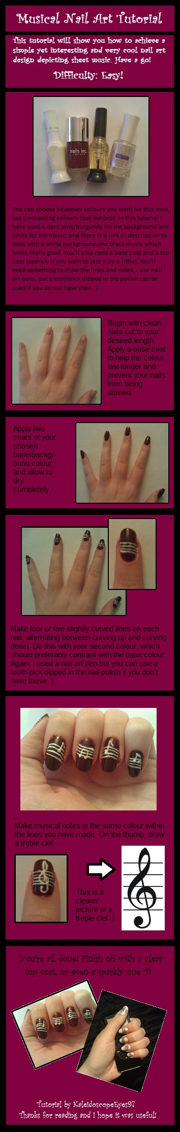 Musical Nail Art Tutorial