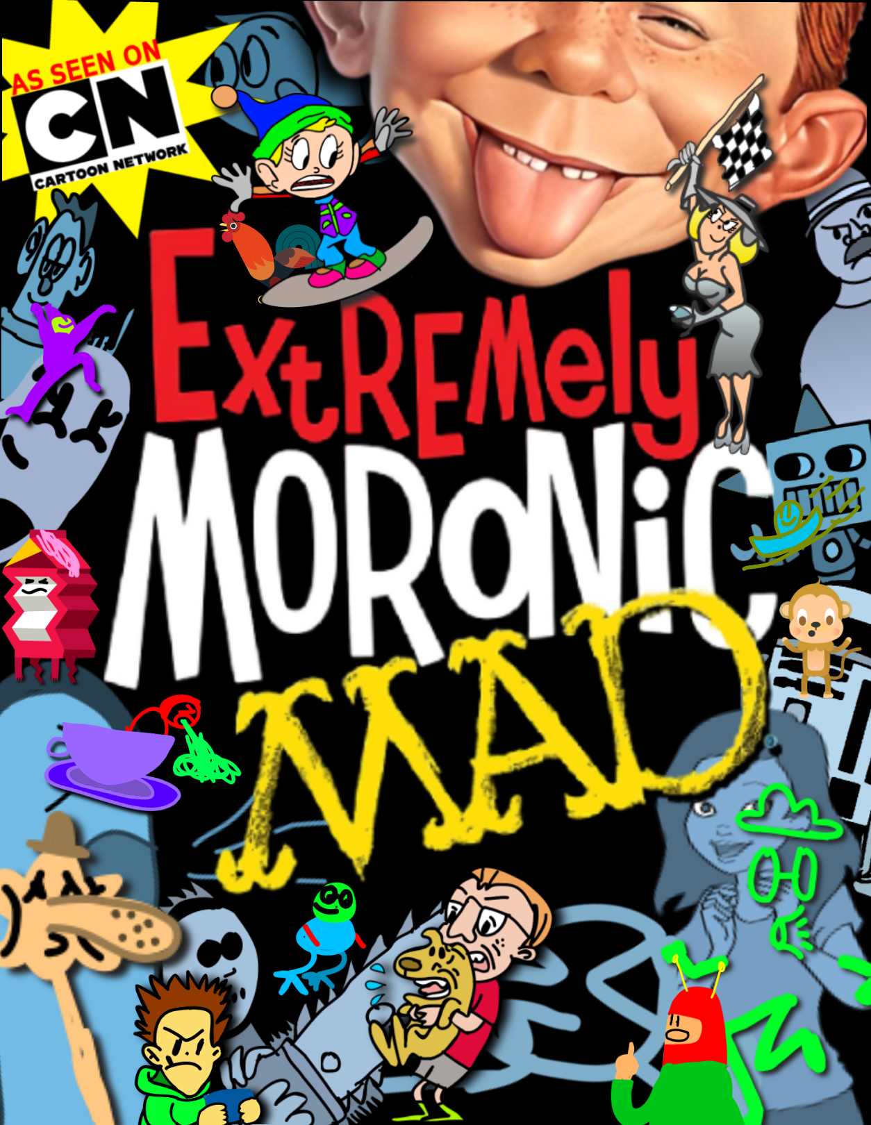 Moranic ExtREMely M0RoNic MAD! Made with Procreate by bluemation123 on DeviantArt