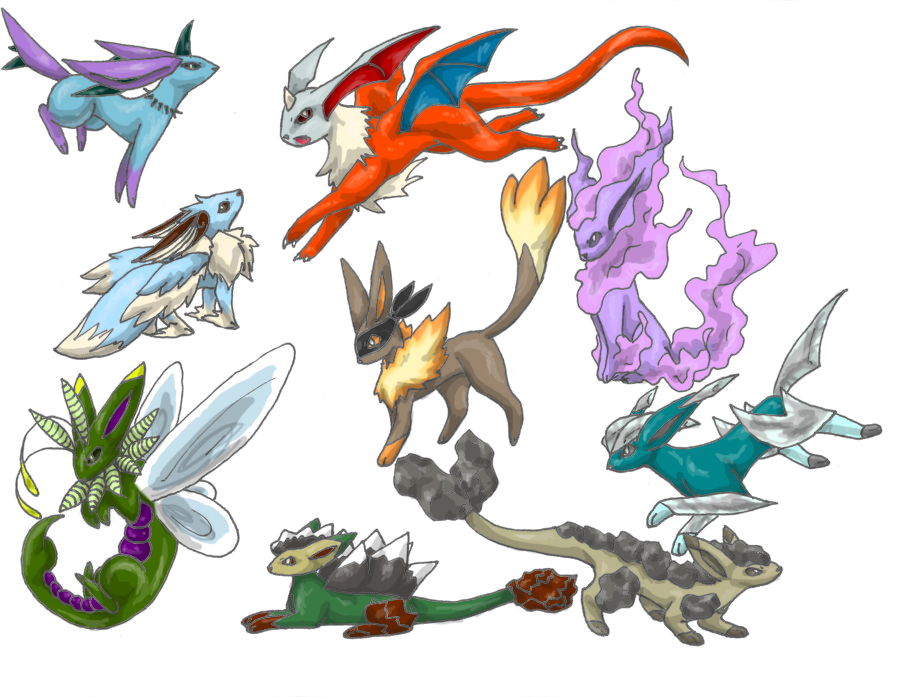 Gallery of Poison Type Eeveelution 