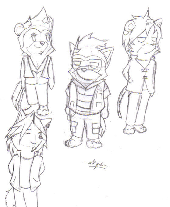 Chibi furry by BluewolfR on DeviantArt