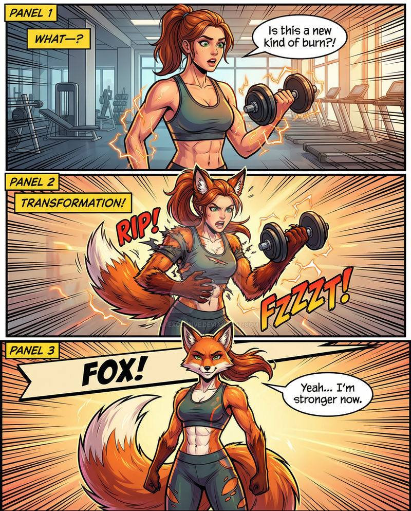 Fox Transform Fox Transformation by Ai-Exclusive on DeviantArt