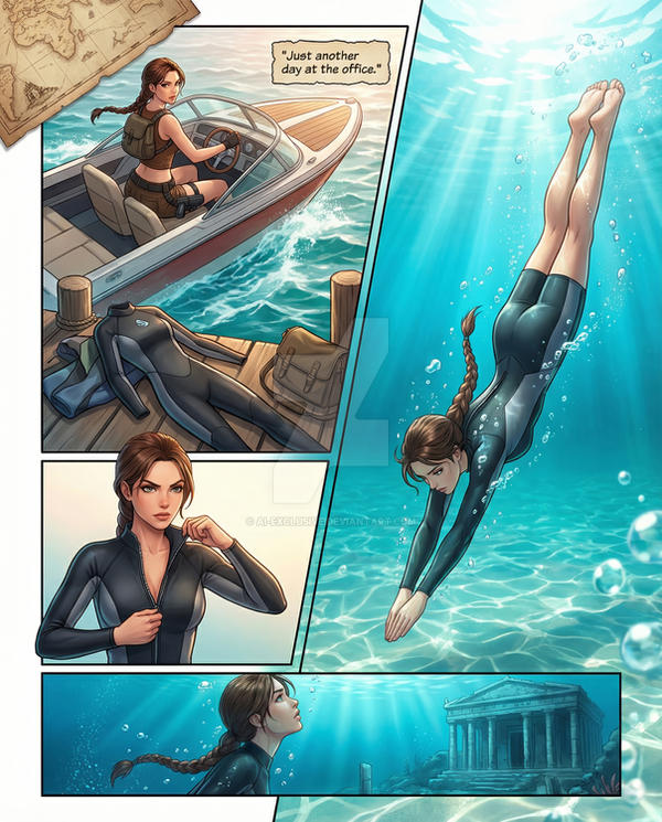 Lara Croft Tomb Raider By Ai Exclusive On DeviantArt lara-croft-tomb-raider-by-ai-exclusive-on-deviantart