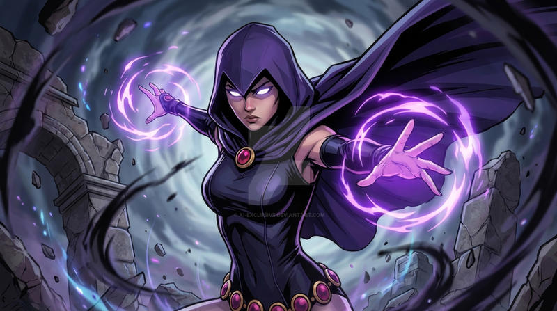 Ravin Comic Raven DC Comics by Ai-Exclusive on DeviantArt
