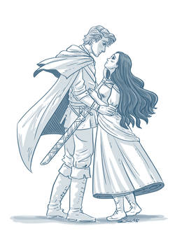 Wheel of Time - Rand and Egwene Farewell