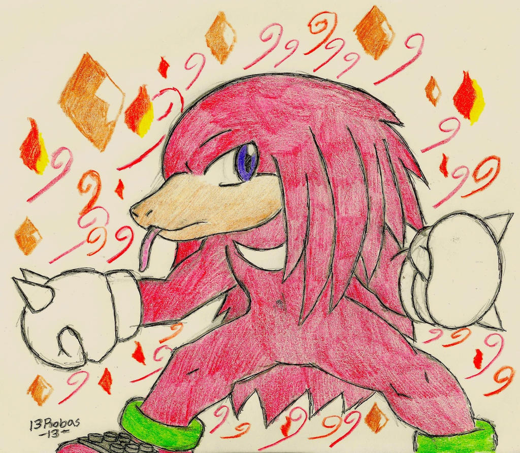 Knuckle The Echidna By Zedamos On DeviantArt knuckle-the-echidna-by-zedamos-on-deviantart