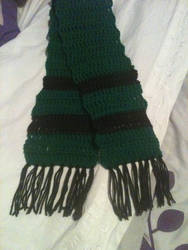 Green and Black Scarf