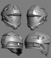 Recon Helmet Redesign Low Poly