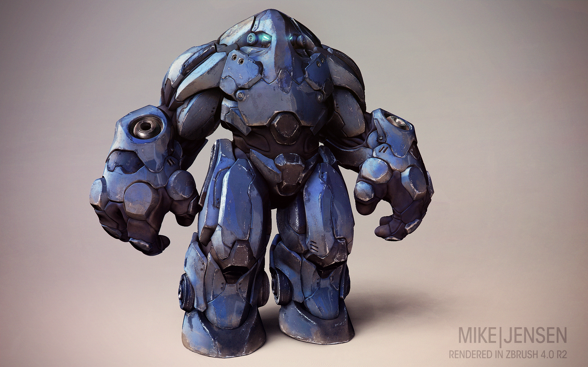 Zbrush Beta Mech by MikeJensen