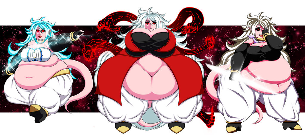 Majin 21 absorbs my OC's