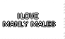 manly males stamp