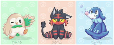 Alola Starters