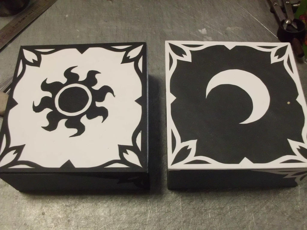Sun Magic Box Sun and Moon boxes by Taiga-Blackfield on DeviantArt