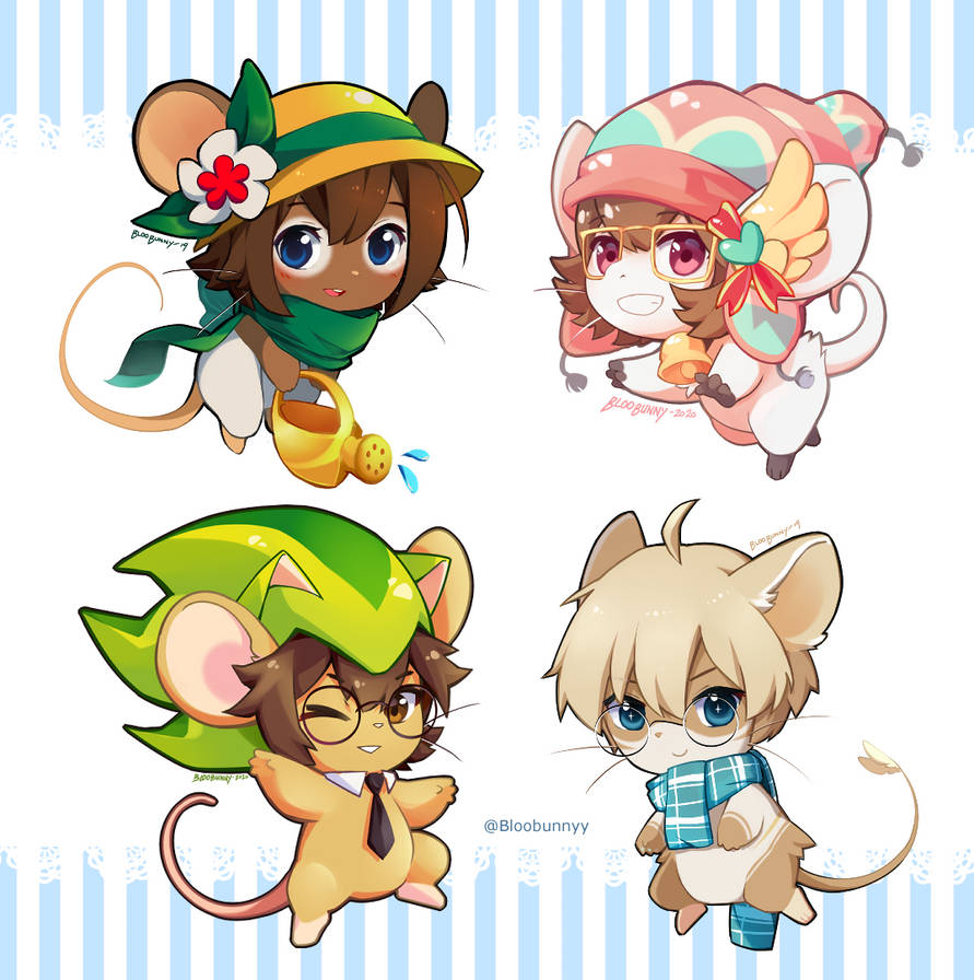 Chibi Batch 01 by Bloobunnyy on DeviantArt