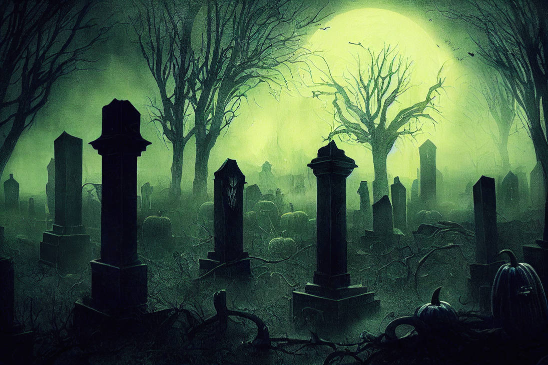 Spooky Graveyard By Kuzy62 On DeviantArt