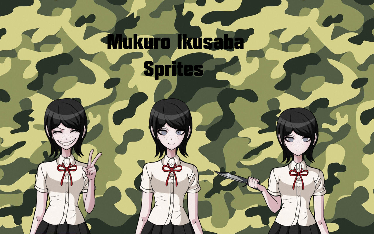 Mukuro Ikusaba Sprites Read Desc By Sparx244 On Deviantart