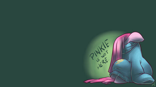 Pinkie is not here... - wallpaper -