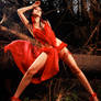 red forest fairy