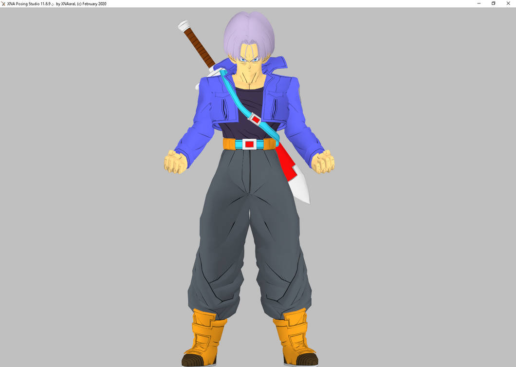 DBFZ Trunks (Base Form) by BlinkJisooXPS on DeviantArt