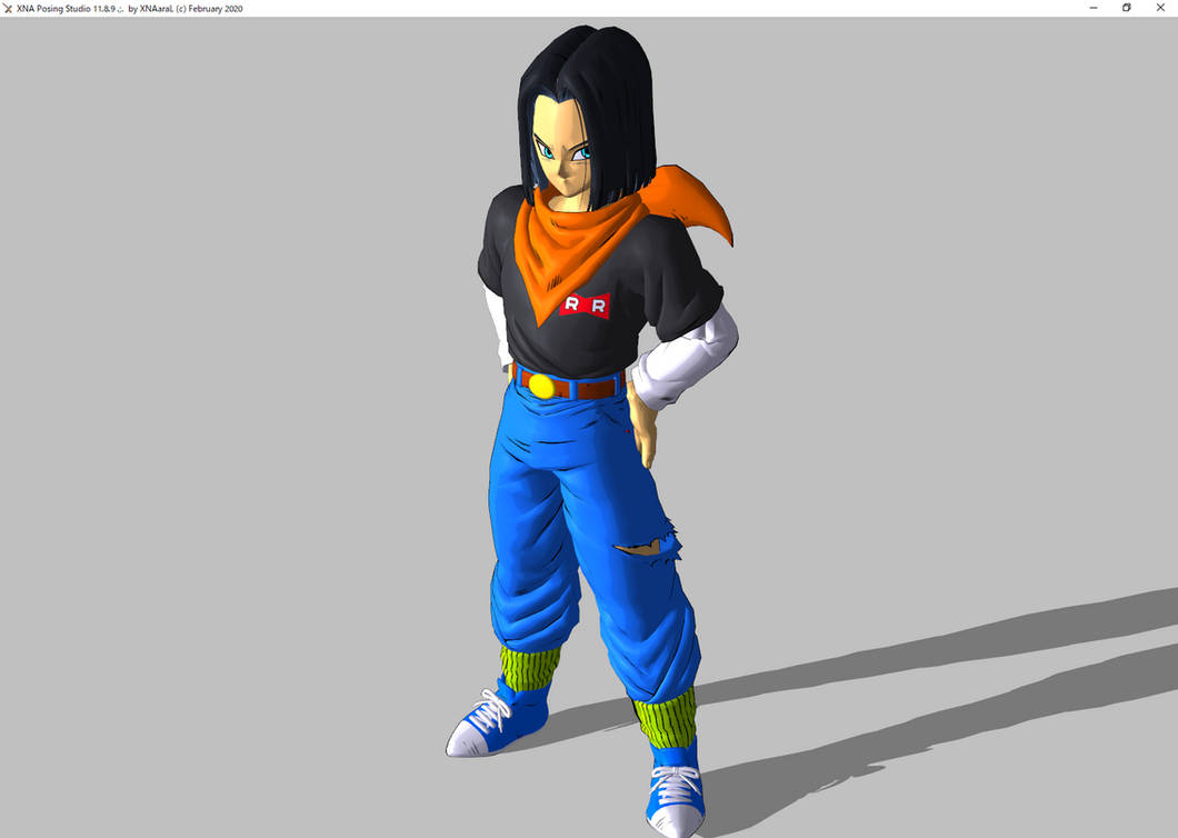 dragonball android 17 pose dl xps by ore1233 on DeviantArt