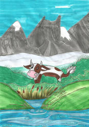 Cows and Mountains