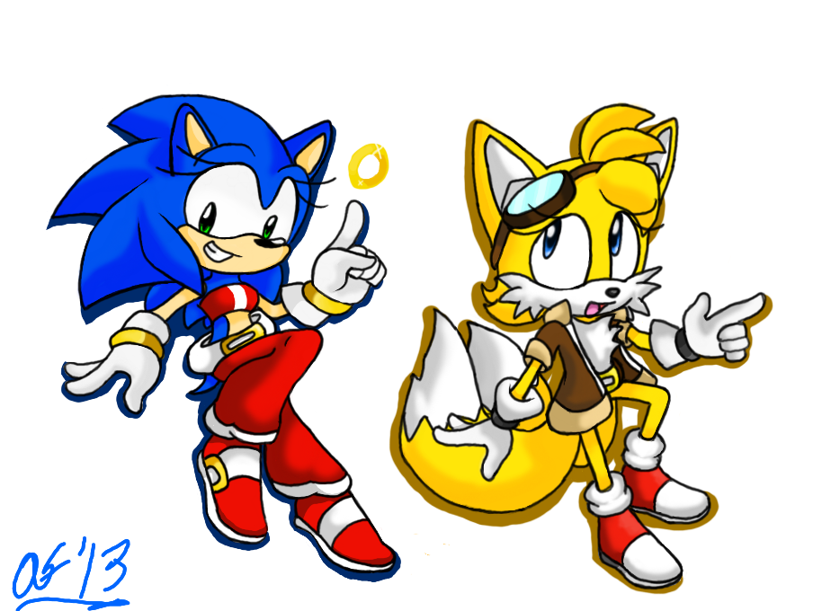 Gender-Bender: Sonic n' Tails