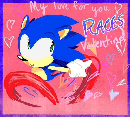 Valentine's Day - Sonic by ArtisyOne on DeviantArt
