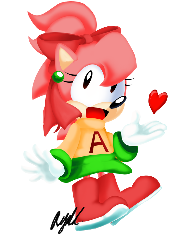 Project: Sonamy on X: nice try amy~ artwork by @Raitochan3