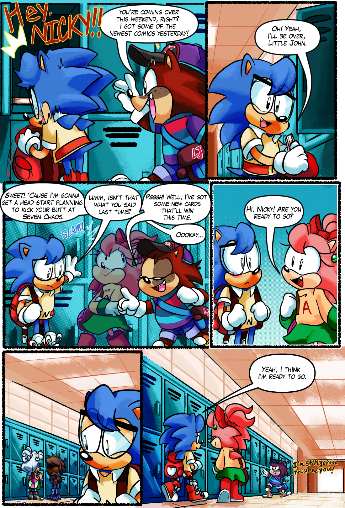 Sonamy Comic Page 1 by HimeMikal on DeviantArt