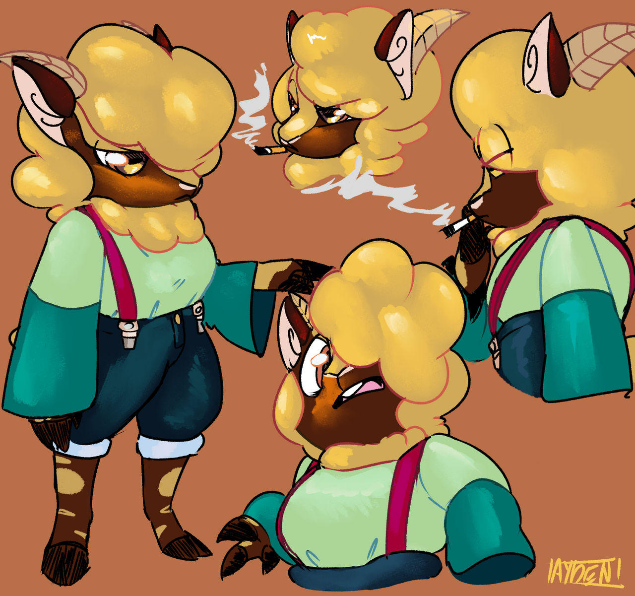 Deviantart Characters Sheep Sheep Character Design Practice by ArtisyOne on DeviantArt