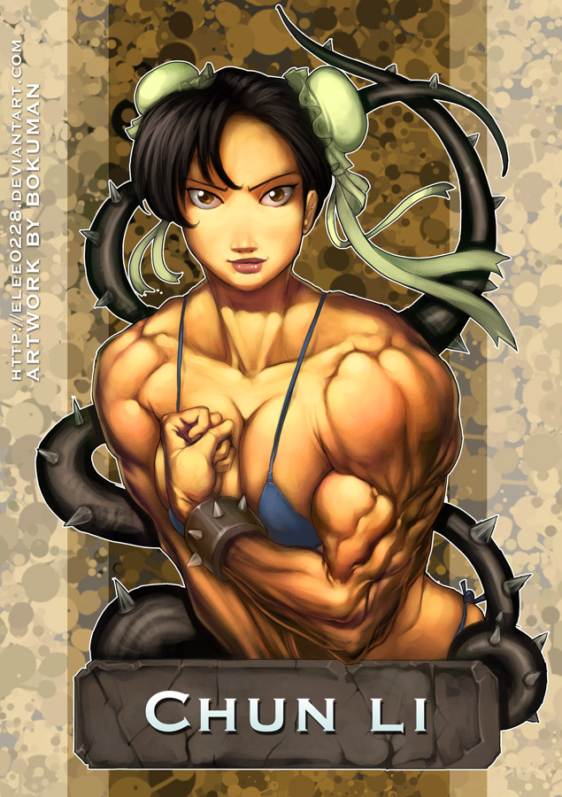 Muscle Chun-Li by Bokuman