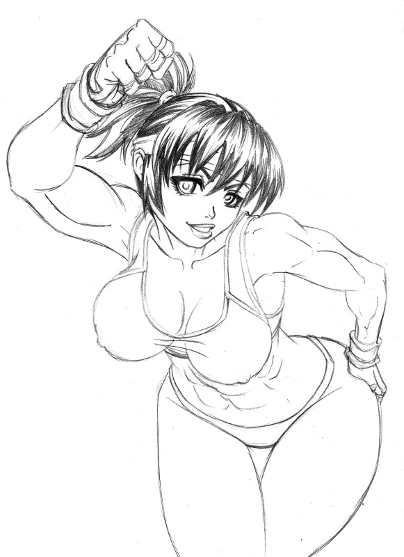 Akiko Daimon by shonemitsu WIP