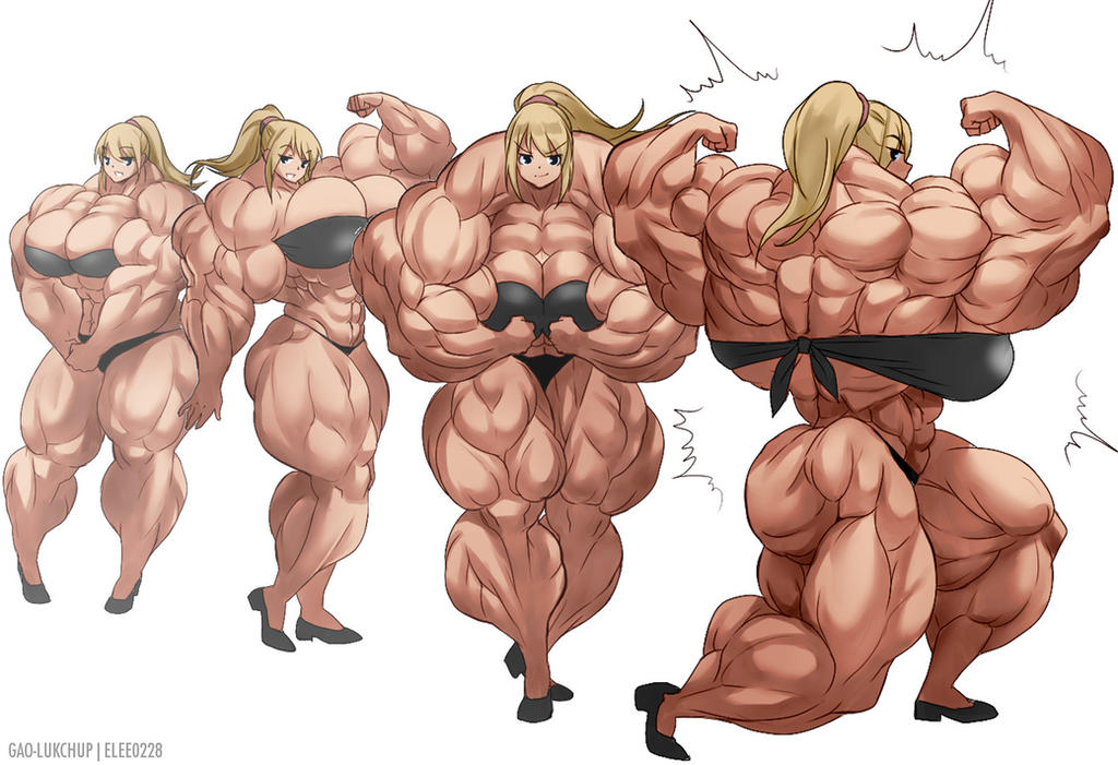 Samus Muscle Growth (Part 3: Level 9-12) by elee0228