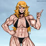 Blonde Muscle Girl