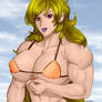 Blonde Muscle Girl