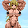 Blonde Muscle Girl