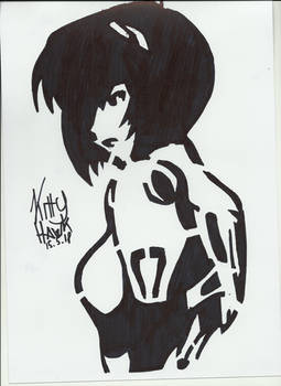 Ayanami Rei Stencil