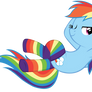 Rainbow Dash in Socks