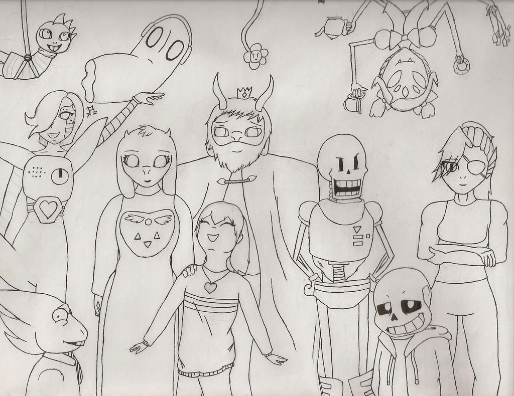 Undertale Crew by AngelLoveCharm on DeviantArt