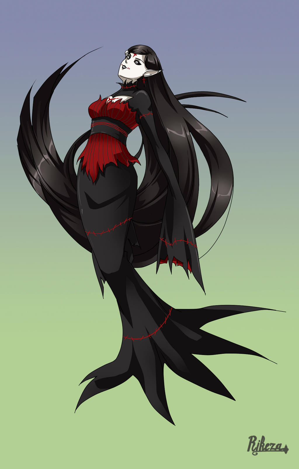 Wip Rikeza Deviantart Com: Lady Libitina by Rikeza on DeviantArt